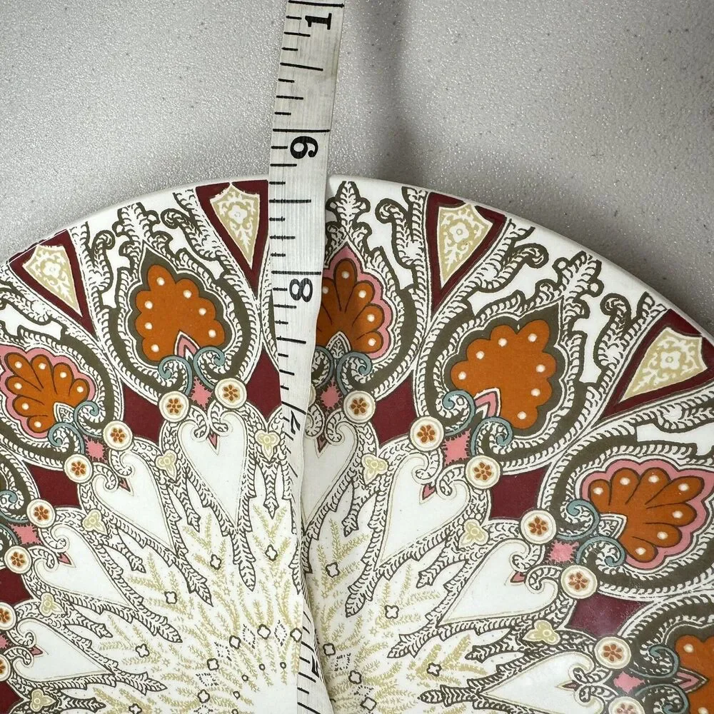 Pottery Barn PAISLEY - BROWN 8.75